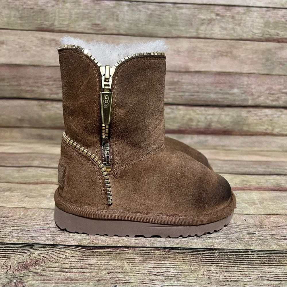 Ugg Brown Suede Florence Winter Boots